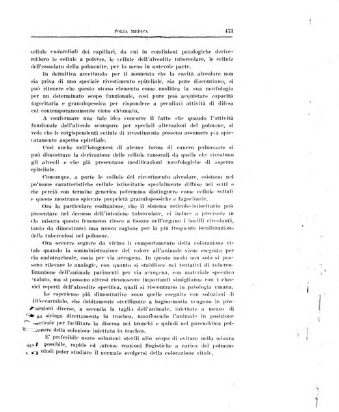 Folia medica periodico trimensile di patologia e clinica medica