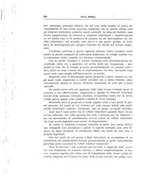 Folia medica periodico trimensile di patologia e clinica medica