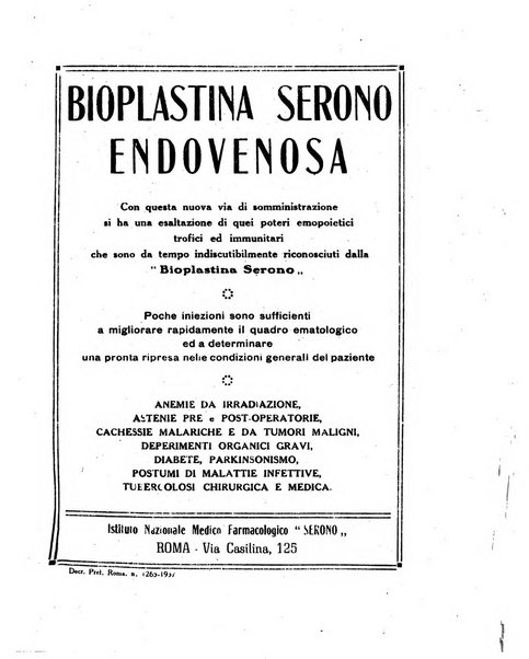 Folia medica periodico trimensile di patologia e clinica medica