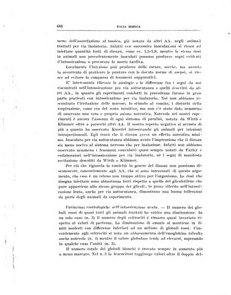 Folia medica periodico trimensile di patologia e clinica medica