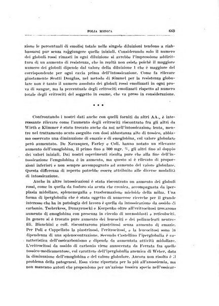 Folia medica periodico trimensile di patologia e clinica medica