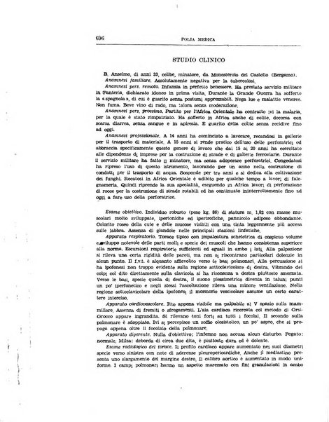 Folia medica periodico trimensile di patologia e clinica medica