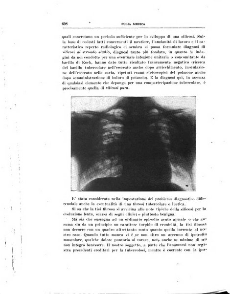 Folia medica periodico trimensile di patologia e clinica medica