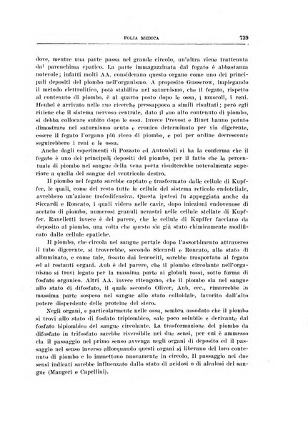 Folia medica periodico trimensile di patologia e clinica medica