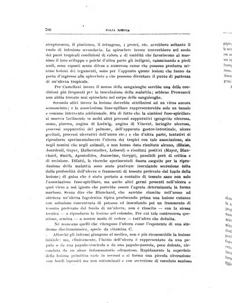 Folia medica periodico trimensile di patologia e clinica medica