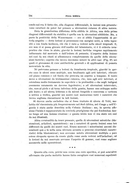 Folia medica periodico trimensile di patologia e clinica medica