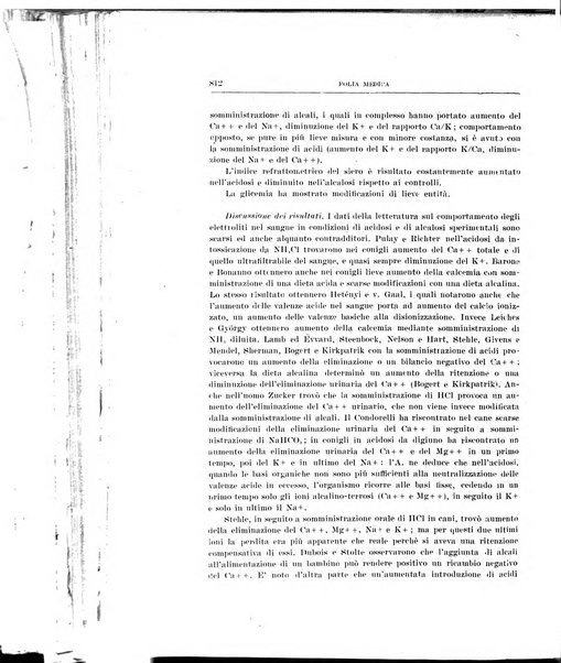 Folia medica periodico trimensile di patologia e clinica medica