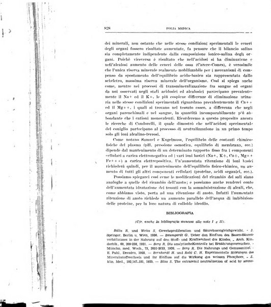 Folia medica periodico trimensile di patologia e clinica medica