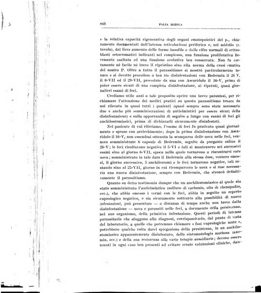 Folia medica periodico trimensile di patologia e clinica medica