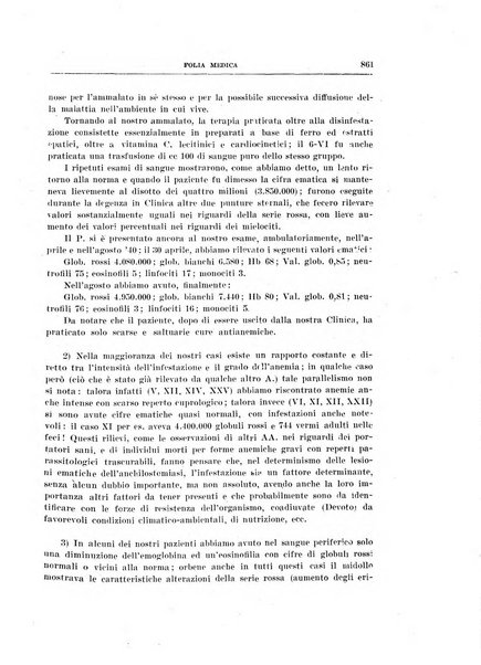 Folia medica periodico trimensile di patologia e clinica medica