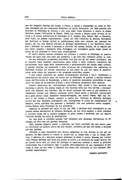 Folia medica periodico trimensile di patologia e clinica medica