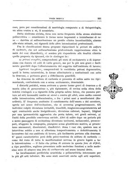 Folia medica periodico trimensile di patologia e clinica medica