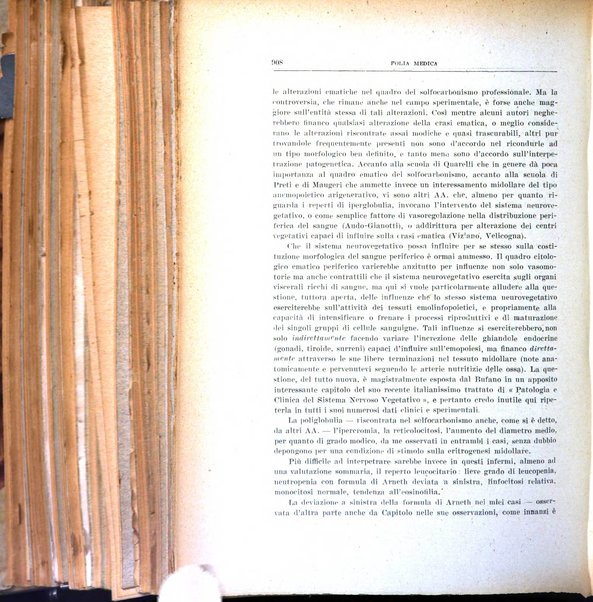 Folia medica periodico trimensile di patologia e clinica medica