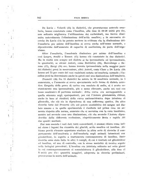 Folia medica periodico trimensile di patologia e clinica medica