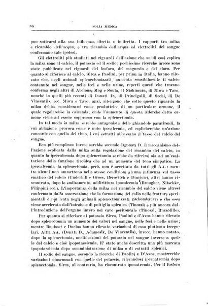 Folia medica periodico trimensile di patologia e clinica medica