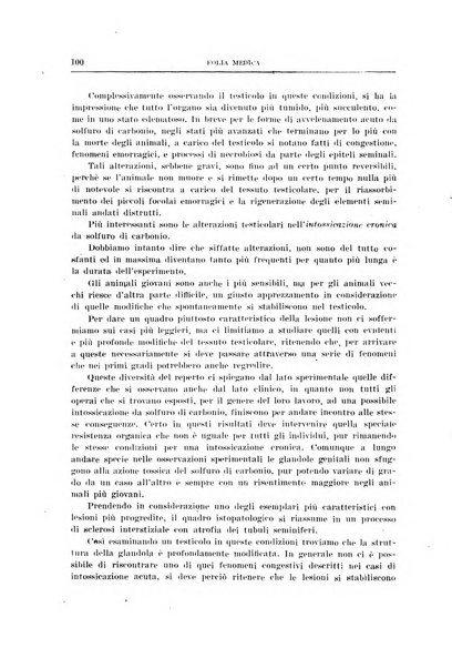 Folia medica periodico trimensile di patologia e clinica medica