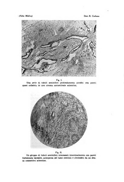 Folia medica periodico trimensile di patologia e clinica medica