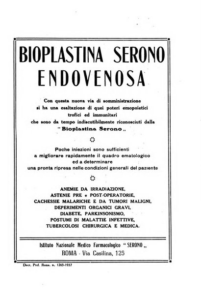 Folia medica periodico trimensile di patologia e clinica medica