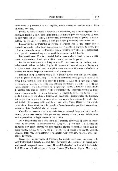 Folia medica periodico trimensile di patologia e clinica medica