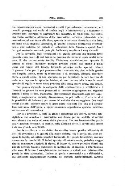 Folia medica periodico trimensile di patologia e clinica medica