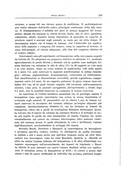 Folia medica periodico trimensile di patologia e clinica medica