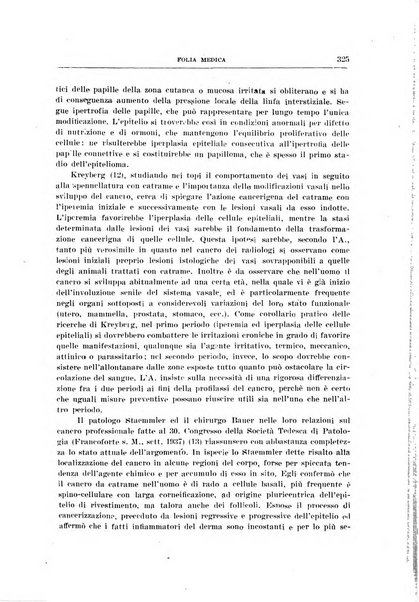 Folia medica periodico trimensile di patologia e clinica medica