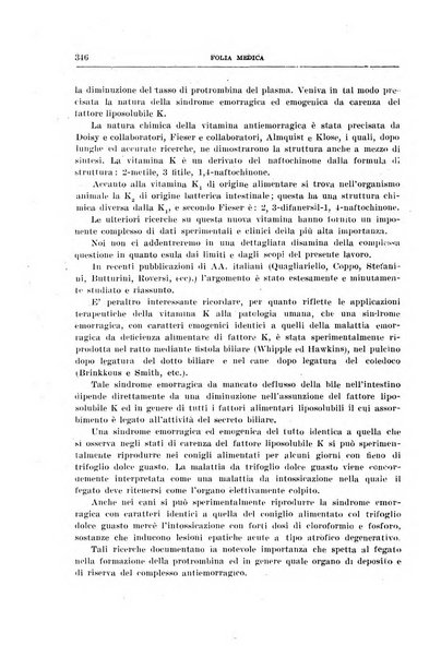 Folia medica periodico trimensile di patologia e clinica medica