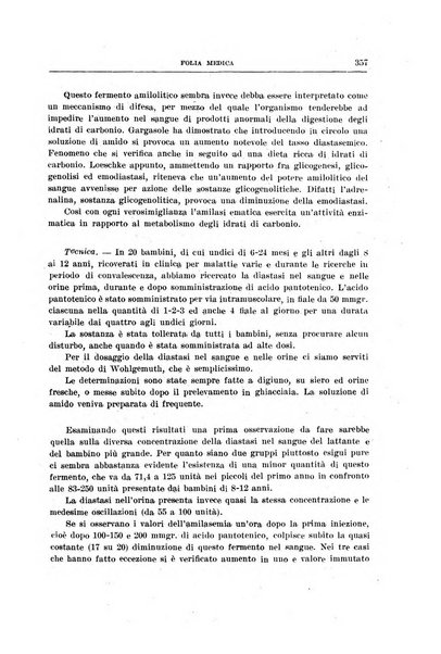 Folia medica periodico trimensile di patologia e clinica medica