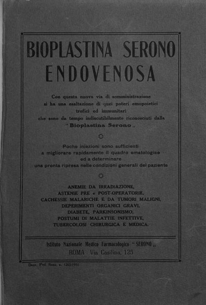 Folia medica periodico trimensile di patologia e clinica medica