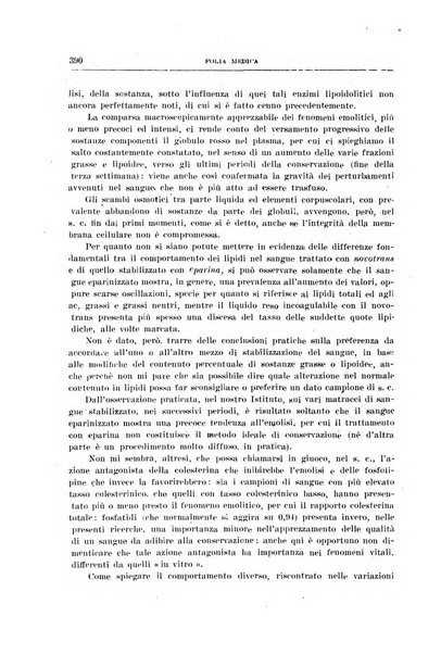 Folia medica periodico trimensile di patologia e clinica medica