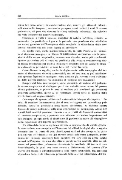 Folia medica periodico trimensile di patologia e clinica medica