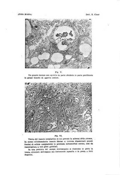 Folia medica periodico trimensile di patologia e clinica medica