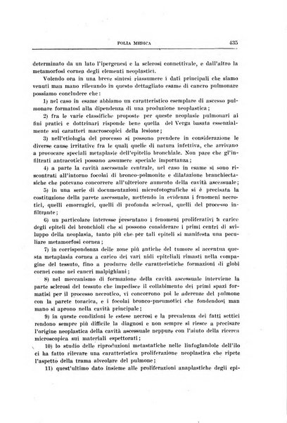 Folia medica periodico trimensile di patologia e clinica medica