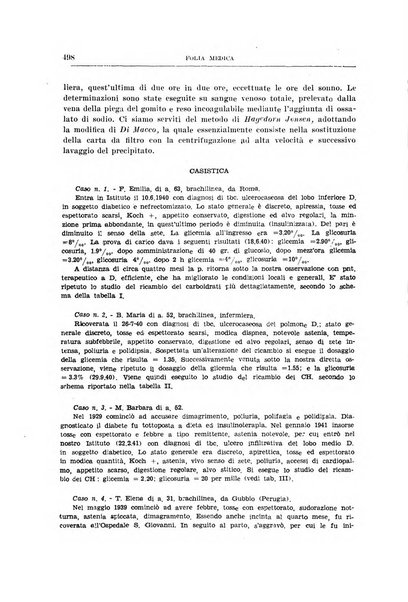 Folia medica periodico trimensile di patologia e clinica medica