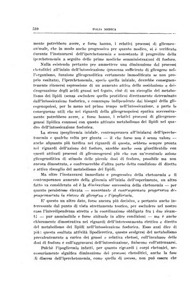 Folia medica periodico trimensile di patologia e clinica medica