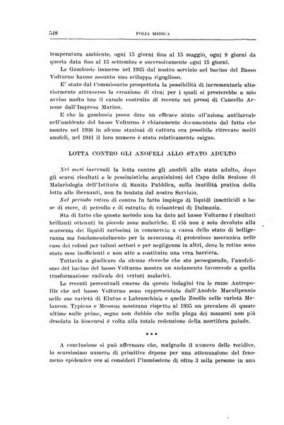 Folia medica periodico trimensile di patologia e clinica medica