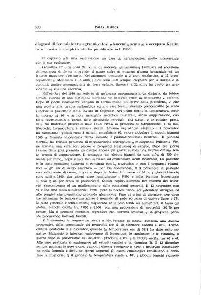 Folia medica periodico trimensile di patologia e clinica medica