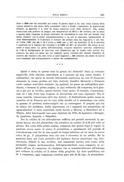 Folia medica periodico trimensile di patologia e clinica medica