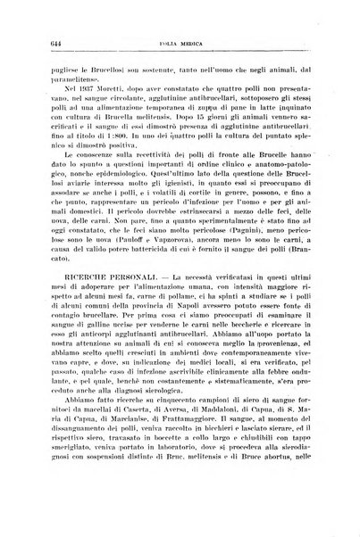 Folia medica periodico trimensile di patologia e clinica medica