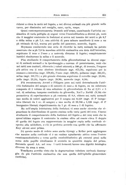 Folia medica periodico trimensile di patologia e clinica medica