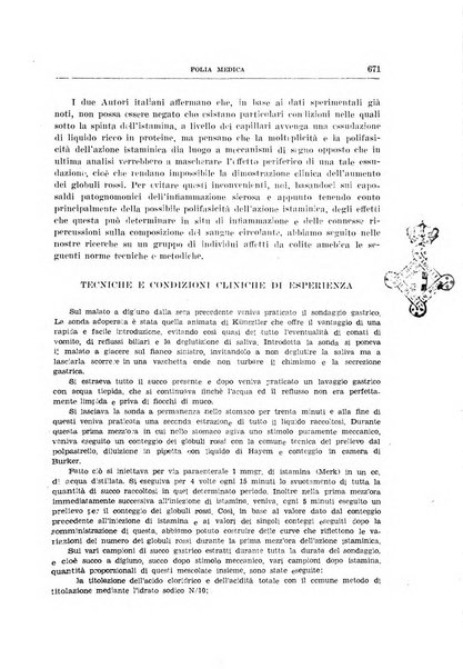 Folia medica periodico trimensile di patologia e clinica medica