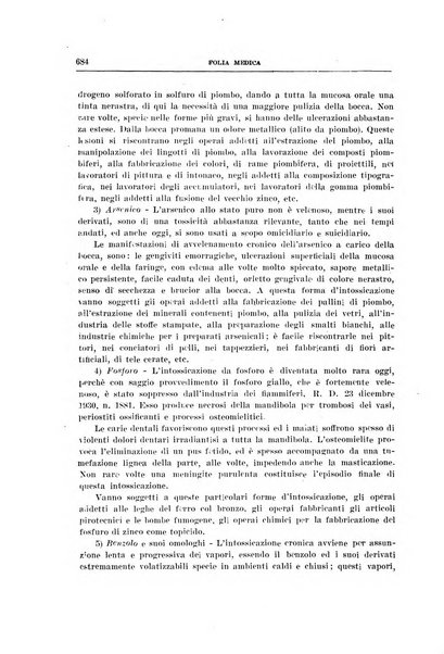 Folia medica periodico trimensile di patologia e clinica medica