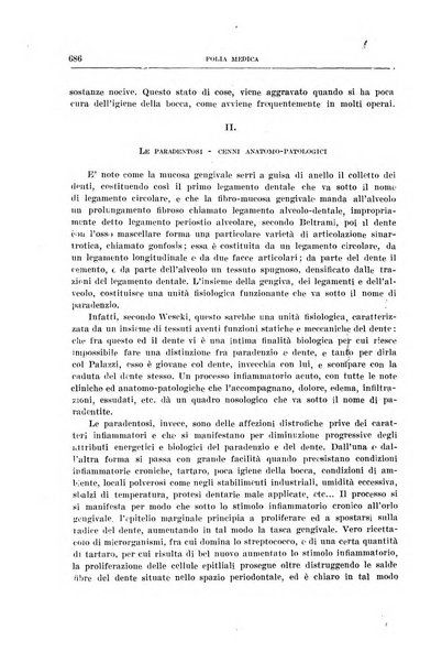 Folia medica periodico trimensile di patologia e clinica medica