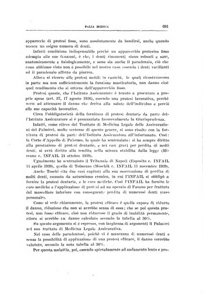 Folia medica periodico trimensile di patologia e clinica medica