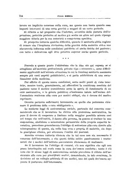 Folia medica periodico trimensile di patologia e clinica medica