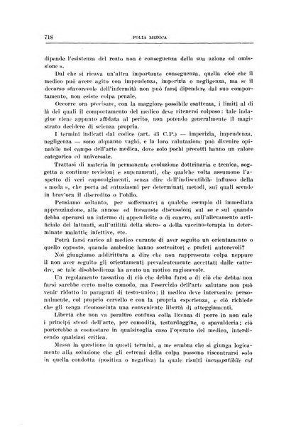 Folia medica periodico trimensile di patologia e clinica medica