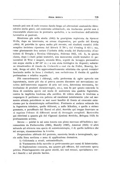 Folia medica periodico trimensile di patologia e clinica medica