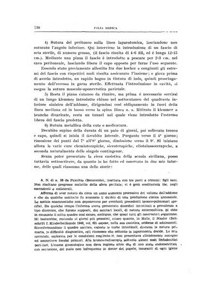 Folia medica periodico trimensile di patologia e clinica medica