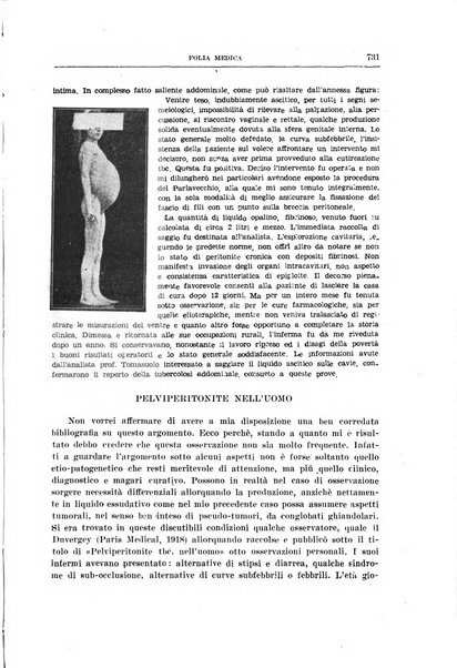 Folia medica periodico trimensile di patologia e clinica medica