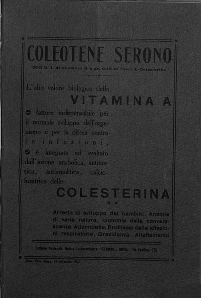 Folia medica periodico trimensile di patologia e clinica medica